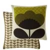 Orla Kiely Spring Bloom Cushion In Green 1 Orla Kiely Spring Bloom Cushion In Green -Home Comprehensive V83Q3 SQ2 0000000047 GREEN SLf