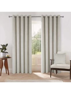 Very Home Asha Velour Eyelet Curtains