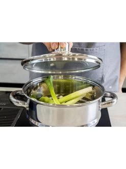 KitchenCraft Stainless Steel Universal Steamer Insert 10 KitchenCraft Stainless Steel Universal Steamer Insert -Home Comprehensive V8RMN SQ4 0000000166 STAINLESS STEEL SLd2