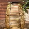 Very Home Tall Monaco Solar Rattan Lamp