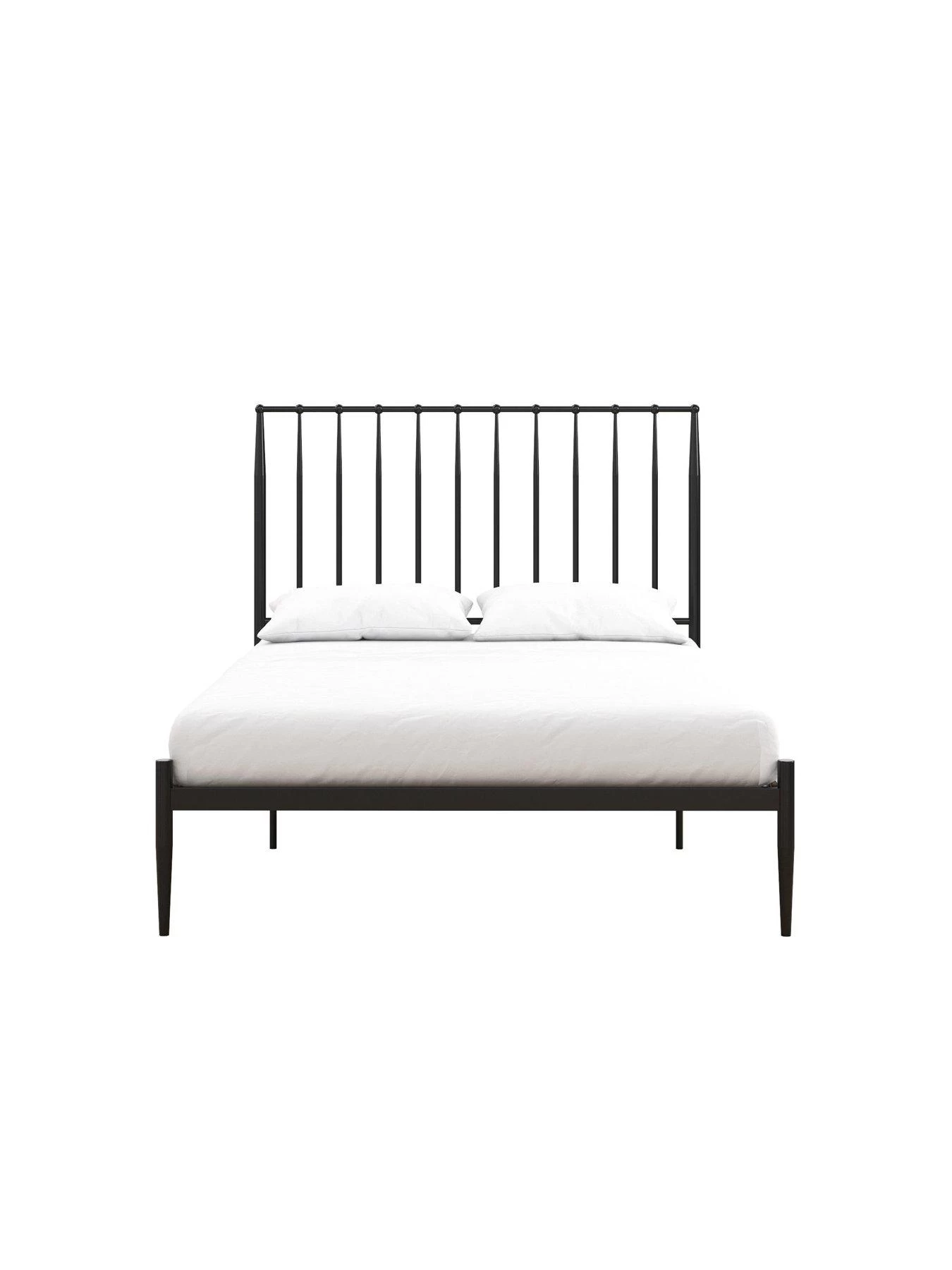 Dorel Home Giulia Modern Metal Double Bed Frame - Black 6 Dorel Home Giulia Modern Metal Double Bed Frame - Black - Image 4