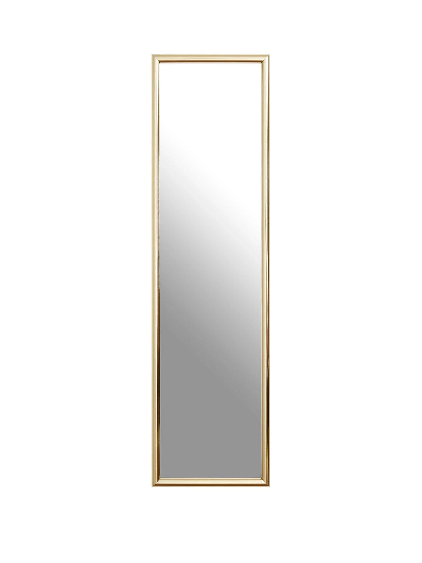 Premier Housewares Plastic Frame Over Door Mirror - Gold 3 Premier Housewares Plastic Frame Over Door Mirror - Gold