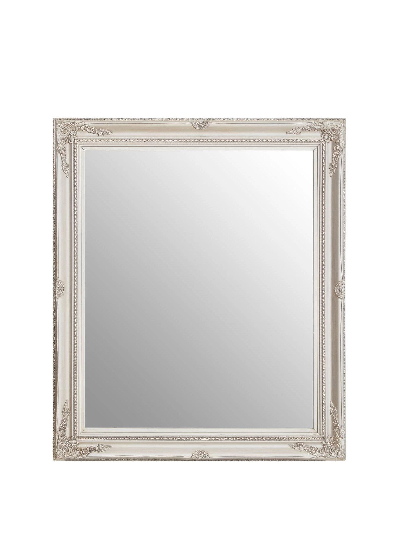 Premier Housewares Classic Silver Finish Mirror 3 Premier Housewares Classic Silver Finish Mirror