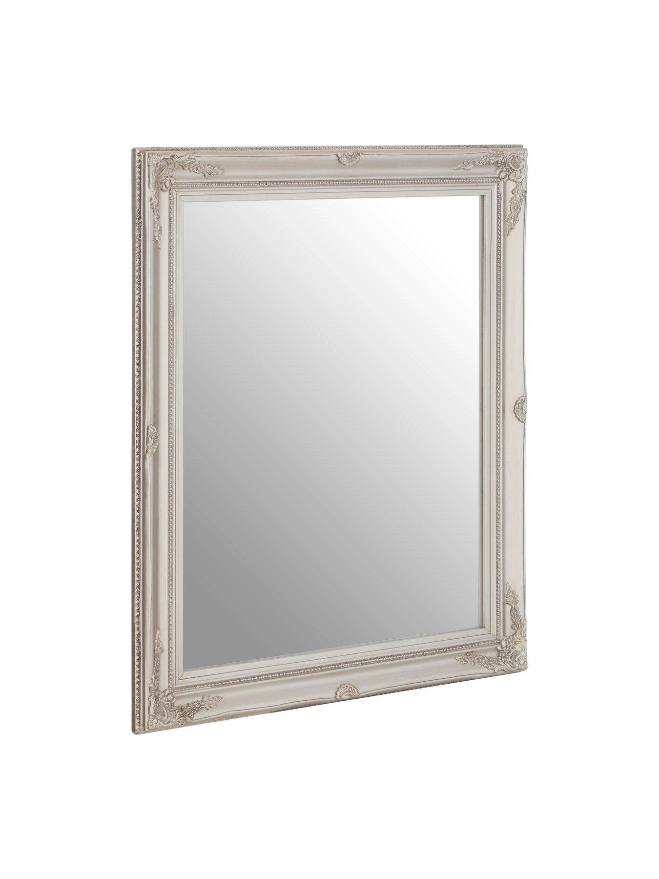 Premier Housewares Classic Silver Finish Mirror 4 Premier Housewares Classic Silver Finish Mirror - Image 2