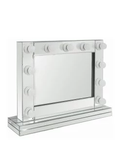 Rialto Mirrored Dressing Table With Lit Hollywood Mirror 10 Rialto Mirrored Dressing Table With Lit Hollywood Mirror -Home Comprehensive V9VB6 SQ3 0000002051 MIRROR SLa