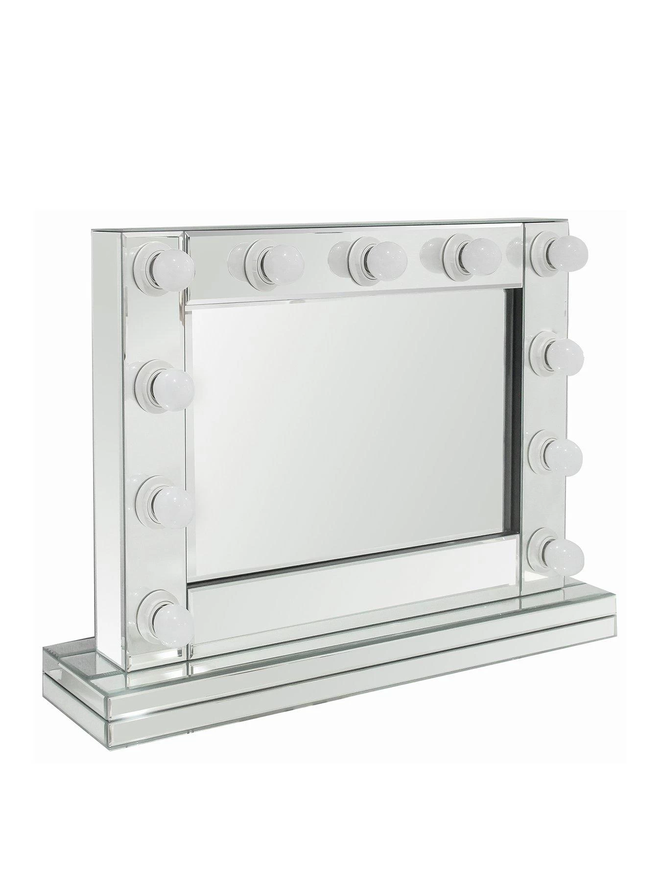 Rialto Mirrored Dressing Table With Lit Hollywood Mirror 5 Rialto Mirrored Dressing Table With Lit Hollywood Mirror - Image 3