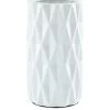 Everyday White Geo Vase -Home Comprehensive VA3FC SQ1 0000000013 WHITE SLf