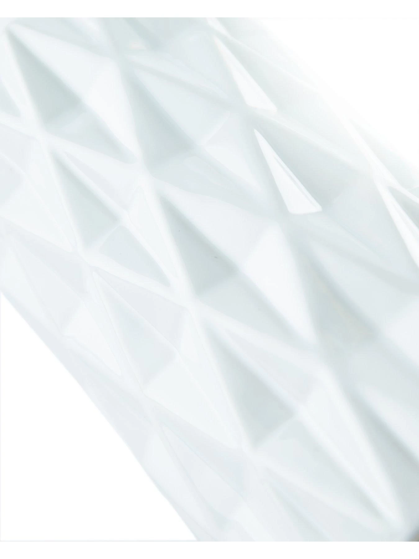 Everyday White Geo Vase 6 Everyday White Geo Vase - Image 4