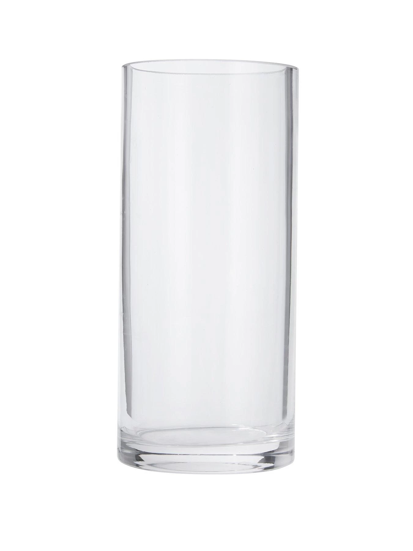 Everyday Column Clear Glass Vase - 19cm 3 Everyday Column Clear Glass Vase - 19cm