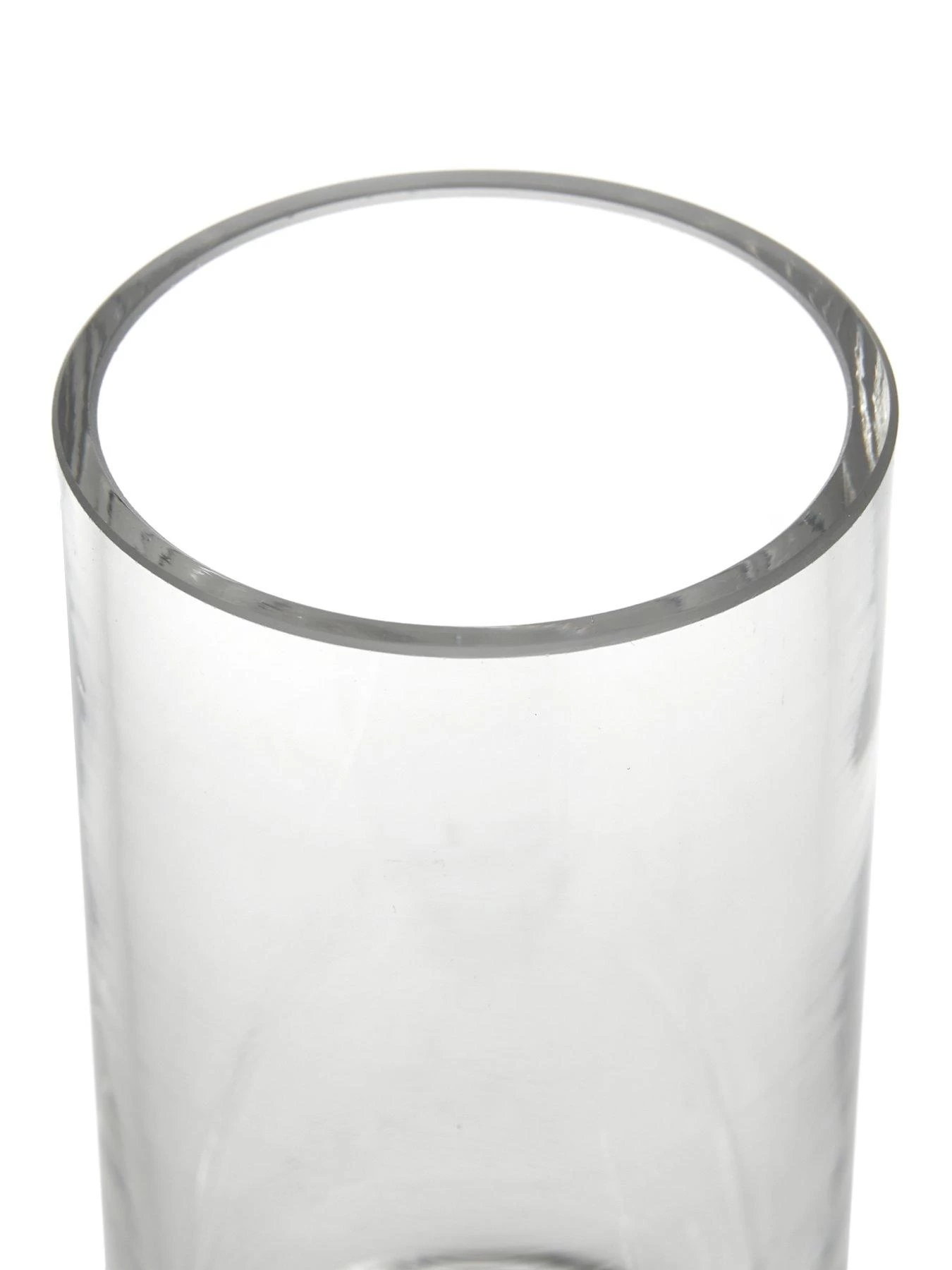 Everyday Column Clear Glass Vase - 19cm 4 Everyday Column Clear Glass Vase - 19cm - Image 2
