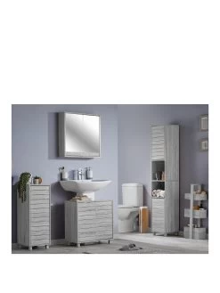 Lloyd Pascal Canyon Grey Bathroom Storage Caddy 11 Lloyd Pascal Canyon Grey Bathroom Storage Caddy -Home Comprehensive VAOM3 SQ3 0000000005 GREY SLa