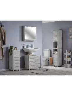 Lloyd Pascal Canyon Grey Bathroom Storage Caddy 12 Lloyd Pascal Canyon Grey Bathroom Storage Caddy -Home Comprehensive VAOM3 SQ4 0000000005 GREY SLd