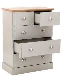 GFW Kendal 2 + 3 Drawer Chest - Grey -Home Comprehensive VB157 SQ5 0000000005 GREY SLd1