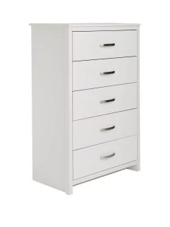Very Home Ely 5 Drawer Chest -Home Comprehensive VBN9W SQ3 0000000013 WHITE SLa