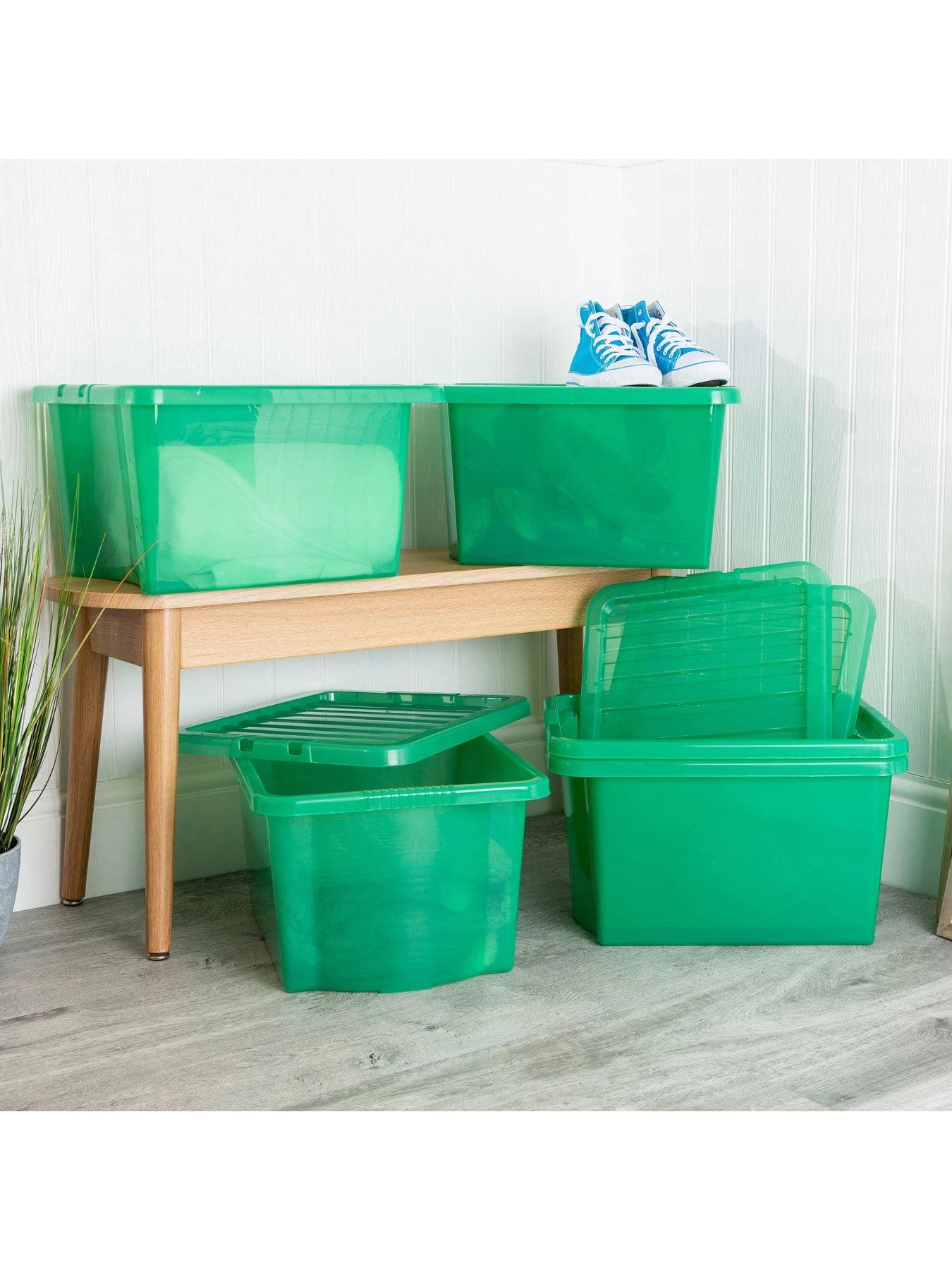Wham Set Of 3 Crystal 28 Litre Box & Lid 4 Wham Set Of 3 Crystal 28 Litre Box & Lid - Image 2