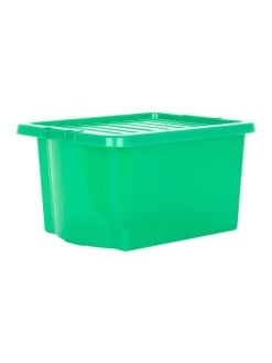 Wham Set Of 3 Crystal 28 Litre Box & Lid 9 Wham Set Of 3 Crystal 28 Litre Box & Lid -Home Comprehensive VBX7E SQ3 0000000047 GREEN SLd1