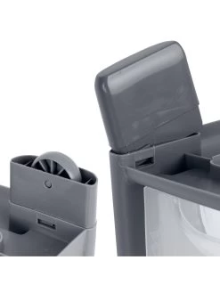 Wham Deep 4-Drawer Storage Unit In Graphite -Home Comprehensive VBX7L SQ6 0000000527 GRAPHITE SLd4