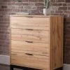 Julian Bowen Bali 4 Drawer Chest -Home Comprehensive VBYD6 SQ1 0000000006 OAK RSr