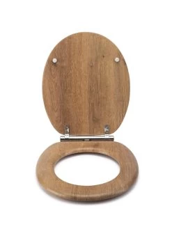 Croydex Ontario Flexi-Fix Toilet Seat  -Home Comprehensive VC4TM SQ4 0000000143 BROWN SLd2