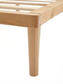 Ren Platform Double Bed -Home Comprehensive VCF7S SQ5 0000000144 PINE SLd1