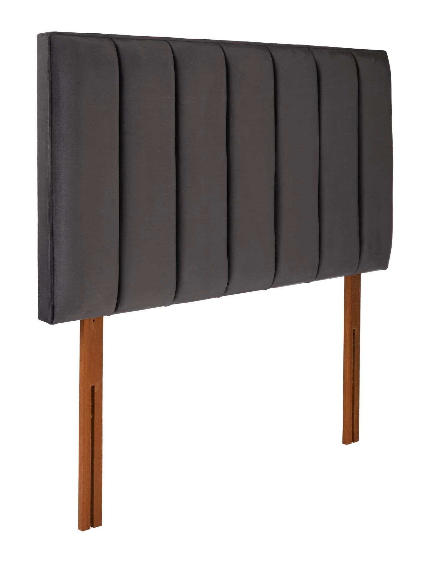 Very Home Marianne Velvet Headboard - Grey 4 Very Home Marianne Velvet Headboard - Grey - Image 2