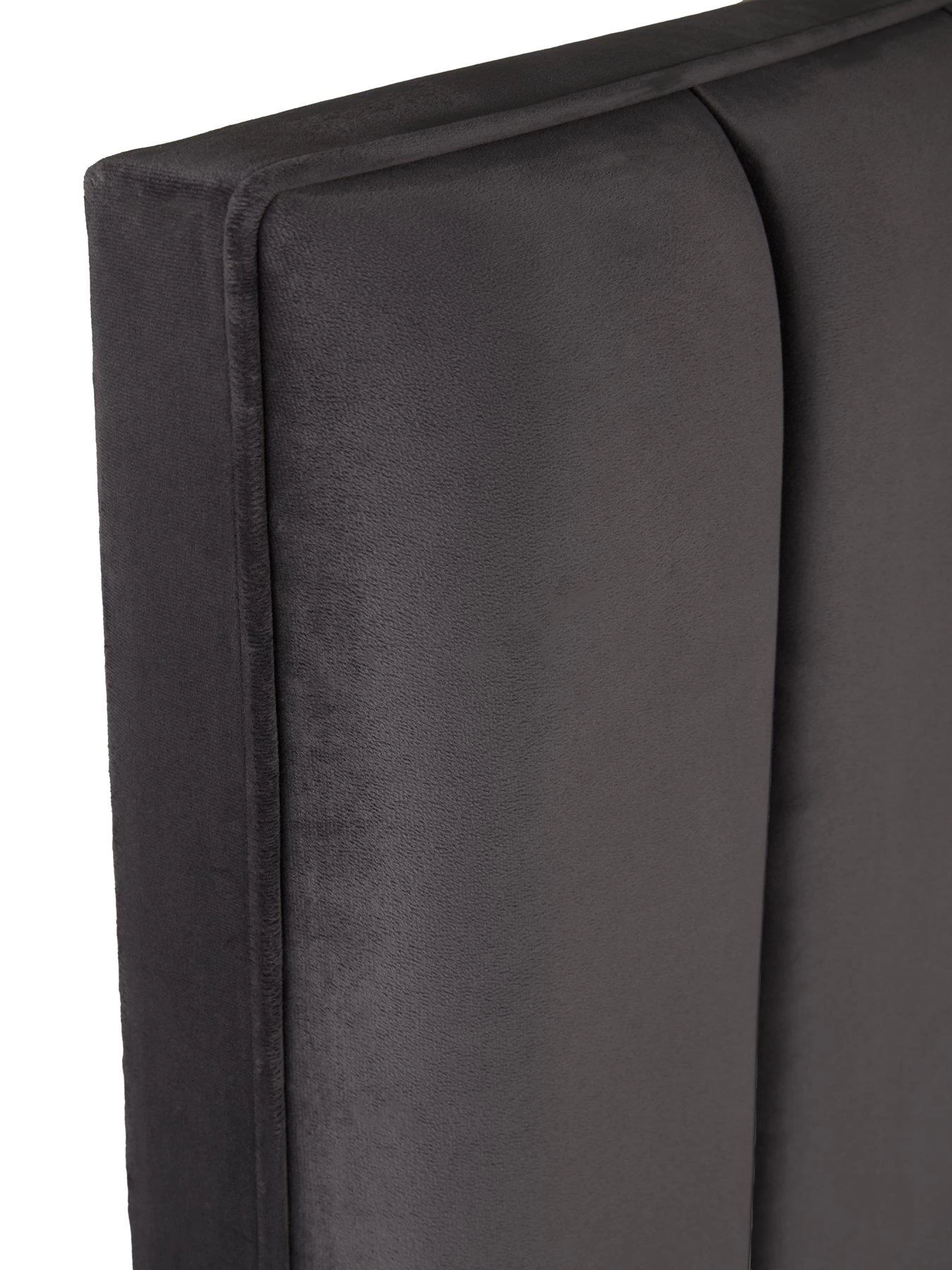 Very Home Marianne Velvet Headboard - Grey 5 Very Home Marianne Velvet Headboard - Grey - Image 3