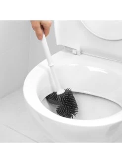 Beldray Antibacterial Silicone Toilet Brush -Home Comprehensive VE73K SQ4 0000000013 WHITE SLd2