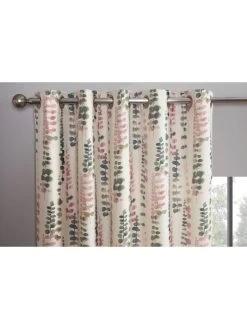 Sundour Santa Maria Eyelet Curtains -Home Comprehensive VEPCV SQ2 0000000063 PINK SLd