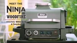NINJA Woodfire Electric BBQ Grill & Smoker OG701UK -Home Comprehensive VEUCE SQ8 0000000004 BLACK DVvL