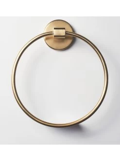 Our House 4-Piece Bathroom Fittings Set - Brass -Home Comprehensive VEY1N SQ3 0000000651 BRASS SLd1