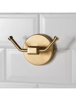 Our House 4-Piece Bathroom Fittings Set - Brass -Home Comprehensive VEY1N SQ4 0000000651 BRASS SLd2