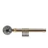 Very Home Extendable Curtain Pole Kit With Cut Glass Finials - 1.2 To 2.1m -Home Comprehensive VEY77 SQ1 0000000526 ANTIQUE BRASS SLf