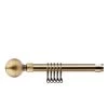 Everyday Extendable Curtain Pole Kit With Ball Finials - 1.2 To 2.1m -Home Comprehensive VEY8J SQ1 0000000526 ANTIQUE BRASS SLf