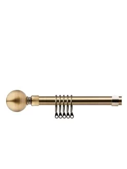 Everyday Extendable Curtain Pole Kit With Ball Finials - 1.2 To 2.1m