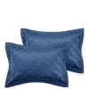 Catherine Lansfield Art Deco Pearl Pillowsham Pair In Navy 1 Catherine Lansfield Art Deco Pearl Pillowsham Pair In Navy -Home Comprehensive VF1QP SQ2 0000000048 NAVY SLf