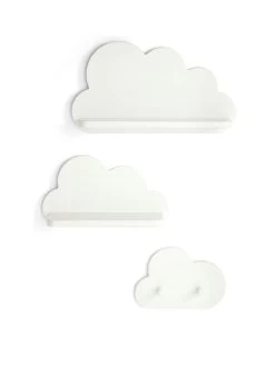 Mamas & Papas Cloud Shelves - White