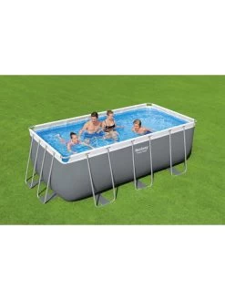 Bestway 13ft 6" X 79" X 48" Power Steel Rectangular Frame Pool Set 10 Bestway 13ft 6" X 79" X 48" Power Steel Rectangular Frame Pool Set -Home Comprehensive VFVGC SQ4 0000000099 N A SLd1