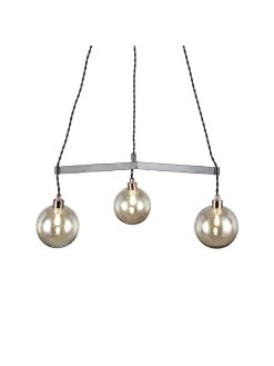 BHS Juniper 3 Lighting Pendant -Home Comprehensive VG5OP SQ4 0000002601 BLACK COPPER SLd1