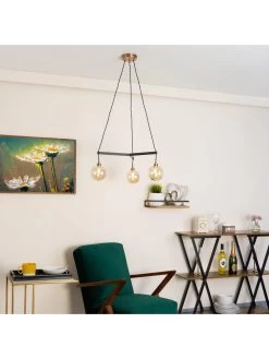 BHS Juniper 3 Lighting Pendant -Home Comprehensive VG5OP SQ5 0000002601 BLACK COPPER SLd2