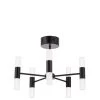 BHS Lois 10 Light Semi Flush -Home Comprehensive VG5OQ SQ1 0000000004 BLACK SLf