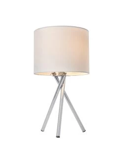Everyday Tripod Bedside Table Lamp - Ivory -Home Comprehensive VG5P3 SQ2 0000000168 IVORY RSr
