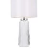 Very Home Rei Ribbed Glass Base Table Lamp 1 Very Home Rei Ribbed Glass Base Table Lamp -Home Comprehensive VG5PC SQ1 0000005411 CLEAR WHITE SLf