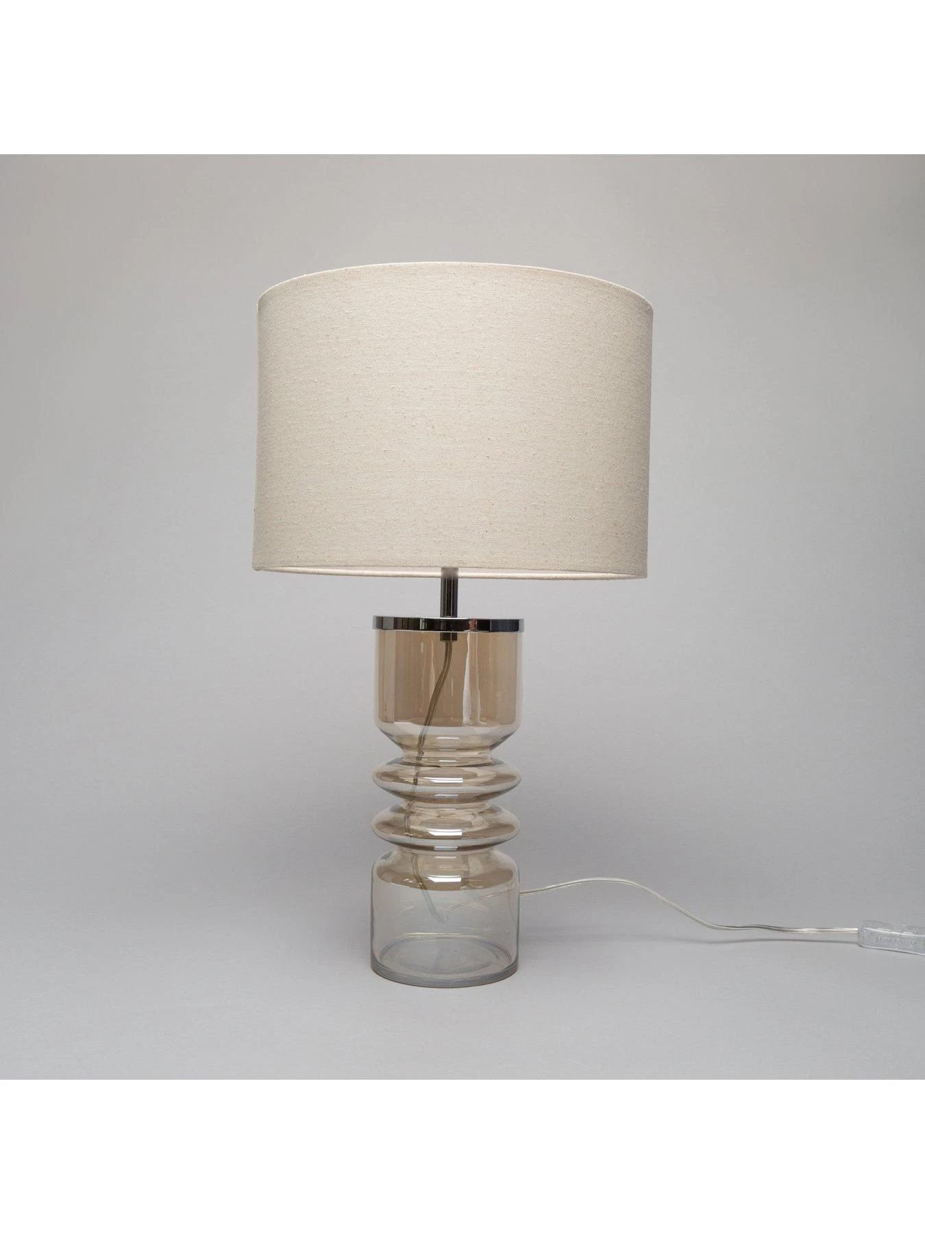 BHS Willow Ribbed Table Lamp 5 BHS Willow Ribbed Table Lamp - Image 3