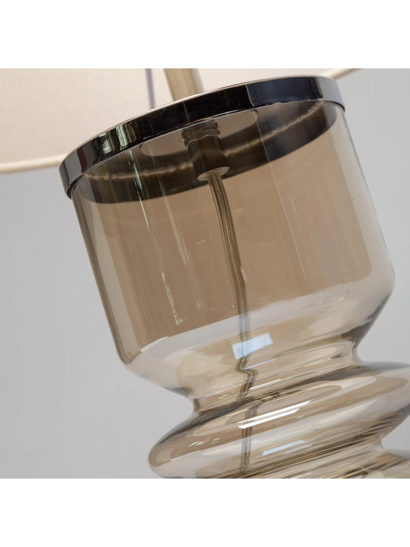 BHS Willow Ribbed Table Lamp 6 BHS Willow Ribbed Table Lamp - Image 4