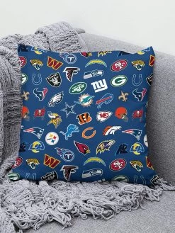 NFL Reversible Cushion 13 NFL Reversible Cushion -Home Comprehensive VGB52 SQ6 0000000020 BLUE SLd3