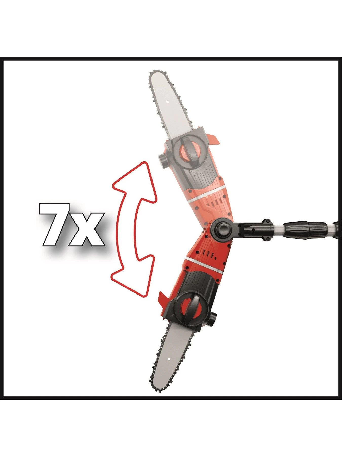 Einhell PXC Cordless Pole Pruner - GE-LC 18 Li T-Solo (18V Without Battery) 4 Einhell PXC Cordless Pole Pruner - GE-LC 18 Li T-Solo (18V Without Battery) - Image 2