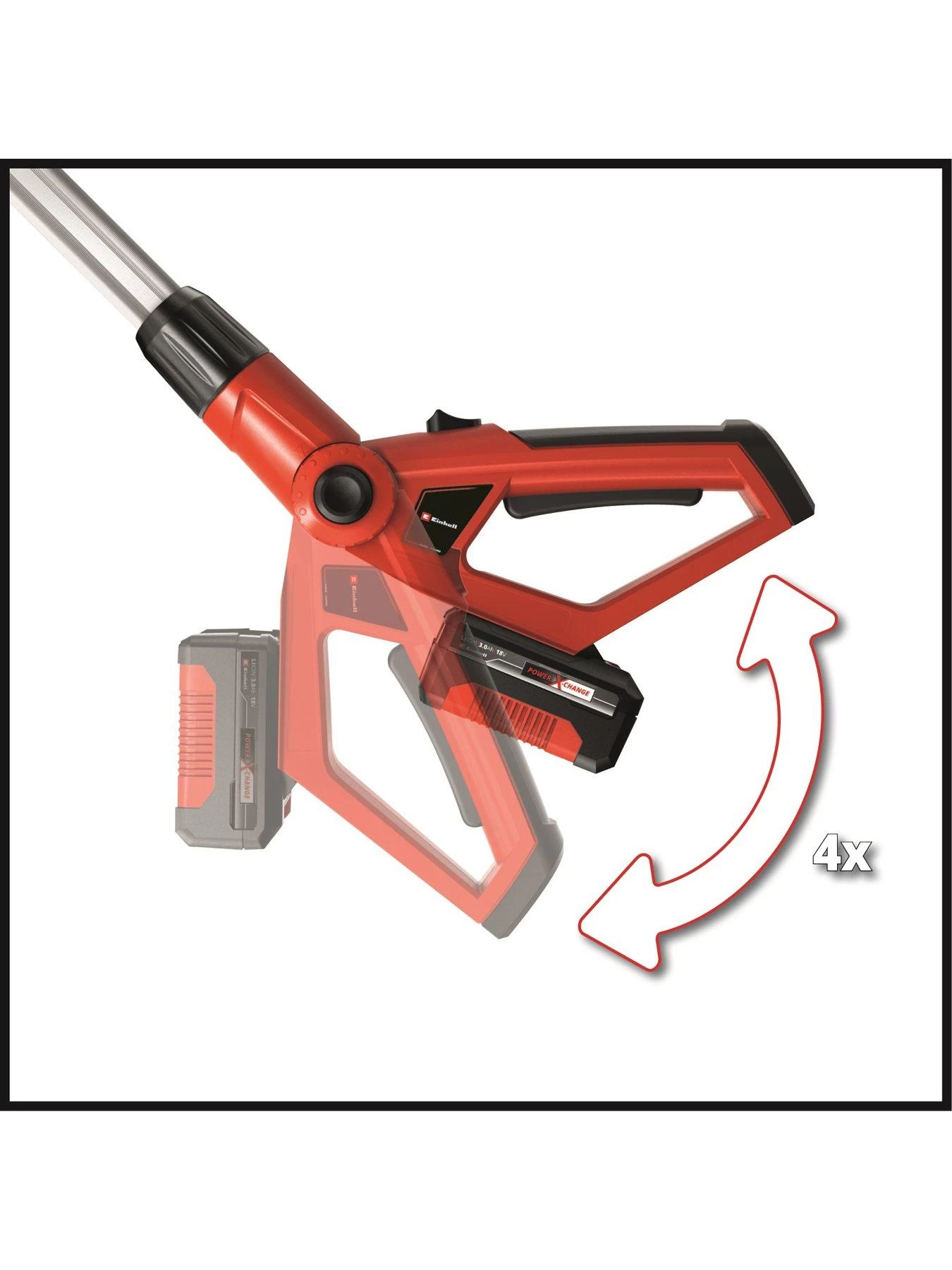 Einhell PXC Cordless Pole Pruner - GE-LC 18 Li T-Solo (18V Without Battery) 5 Einhell PXC Cordless Pole Pruner - GE-LC 18 Li T-Solo (18V Without Battery) - Image 3