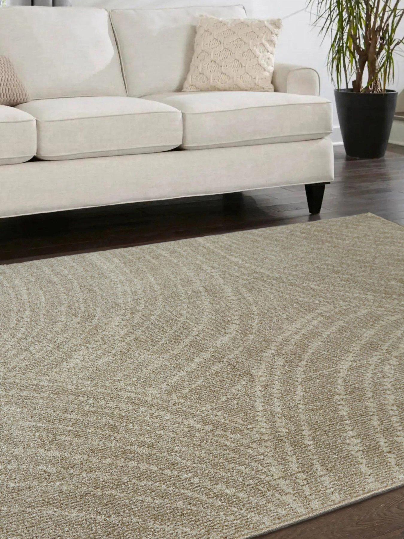 Very Home Villa Curved Lines Rug 4 Very Home Villa Curved Lines Rug - Image 2