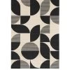 Very Home Creation Circles Shapes Rug -Home Comprehensive VGD6O SQ1 0000000004 BLACK SLf