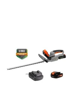 Daewoo U-FORCE Series Battery Operated Cordless Hedge Trimmer (2mAh Battery & Charger Included)